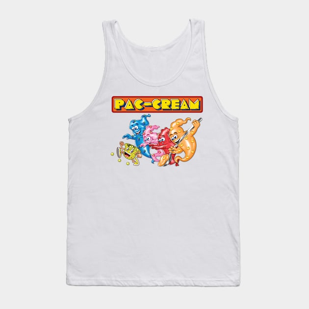 Pac-Cream Tank Top by Pigeon585